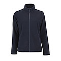 WOMENS PLAIN FLEECE JACKET NORMAN WOMEN, NAVY, M