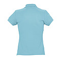 WOMENS POLO SHIRT PASSION, ATOLL BLUE, M