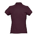 WOMENS POLO SHIRT PASSION, BURGUNDY, M