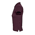 WOMENS POLO SHIRT PASSION, BURGUNDY, S