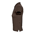 WOMENS POLO SHIRT PASSION, CHOCOLATE, L