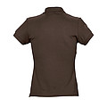 WOMENS POLO SHIRT PASSION, CHOCOLATE, M