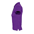 WOMENS POLO SHIRT PASSION, DARK PURPLE, L