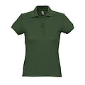 WOMENS POLO SHIRT PASSION, GOLF GREEN, L