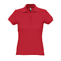 WOMENS POLO SHIRT PASSION, RED, L