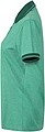 Womens polo T-shirt James Nicholson, green/dark green, M