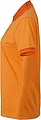 Womens polo T-shirt James Nicholson, orange, dark orange, L