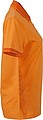 Womens polo T-shirt James Nicholson, orange, dark orange, L