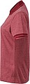 Womens polo T-shirt James Nicholson, red/dark red, M