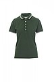 Womens polo T-shirt PAYPER SKIPPER LADY, dark green/white, S