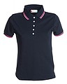 Womens polo T-shirt PAYPER SKIPPER LADY, navy/pink, M