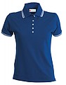 Womens polo T-shirt PAYPER SKIPPER LADY, royl blue/white, M