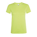 WOMENS ROUND COLLAR T-SHIRT REGENT WOMEN, APPLE GREEN, M