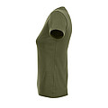 WOMENS ROUND COLLAR T-SHIRT REGENT WOMEN, ARMY, M