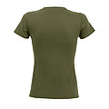 WOMENS ROUND COLLAR T-SHIRT REGENT WOMEN, ARMY, M