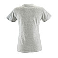 WOMENS ROUND COLLAR T-SHIRT REGENT WOMEN, ASH, M