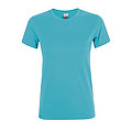 WOMENS ROUND COLLAR T-SHIRT REGENT WOMEN, ATOLL BLUE, M