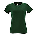 WOMENS ROUND COLLAR T-SHIRT REGENT WOMEN, BOTTLE GREEN, L