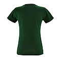 WOMENS ROUND COLLAR T-SHIRT REGENT WOMEN, BOTTLE GREEN, L