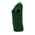 WOMENS ROUND COLLAR T-SHIRT REGENT WOMEN, BOTTLE GREEN, L