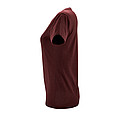 WOMENS ROUND COLLAR T-SHIRT REGENT WOMEN, BURGUNDY, L