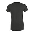 WOMENS ROUND COLLAR T-SHIRT REGENT WOMEN, DARK GREY, L
