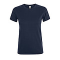 WOMENS ROUND COLLAR T-SHIRT REGENT WOMEN, FRENCH NAVY, 3XL