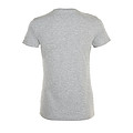WOMENS ROUND COLLAR T-SHIRT REGENT WOMEN, GREY MELANGE, 3XL