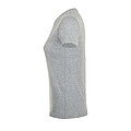 WOMENS ROUND COLLAR T-SHIRT REGENT WOMEN, GREY MELANGE, 3XL
