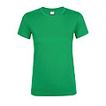 WOMENS ROUND COLLAR T-SHIRT REGENT WOMEN, KELLY GREEN, L