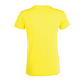 WOMENS ROUND COLLAR T-SHIRT REGENT WOMEN, LEMON, L
