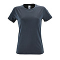 WOMENS ROUND COLLAR T-SHIRT REGENT WOMEN, MOUSE GREY, 3XL