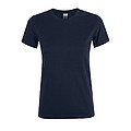 WOMENS ROUND COLLAR T-SHIRT REGENT WOMEN, NAVY, 3XL