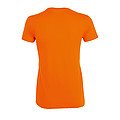 WOMENS ROUND COLLAR T-SHIRT REGENT WOMEN, ORANGE, 3XL