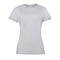 WOMENS ROUND COLLAR T-SHIRT REGENT WOMEN, PURE GREY, L
