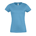 WOMENS ROUND NECK T-SHIRT IMPERIAL WOMEN, AQUA, M