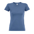 WOMENS ROUND NECK T-SHIRT IMPERIAL WOMEN, BLUE, M