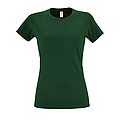 WOMENS ROUND NECK T-SHIRT IMPERIAL WOMEN, BOTTLE GREEN, 3XL