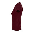 WOMENS ROUND NECK T-SHIRT IMPERIAL WOMEN, BURGUNDY, M