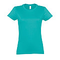 WOMENS ROUND NECK T-SHIRT IMPERIAL WOMEN, CARIBBEAN BLUE, L