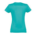 WOMENS ROUND NECK T-SHIRT IMPERIAL WOMEN, CARIBBEAN BLUE, L