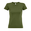 WOMENS ROUND NECK T-SHIRT IMPERIAL WOMEN, DARK KAKI, L