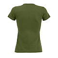 WOMENS ROUND NECK T-SHIRT IMPERIAL WOMEN, DARK KAKI, L