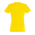 WOMENS ROUND NECK T-SHIRT IMPERIAL WOMEN, GOLD, 3XL