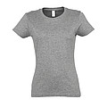 WOMENS ROUND NECK T-SHIRT IMPERIAL WOMEN, GREY MELANGE, 3XL