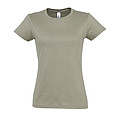 WOMENS ROUND NECK T-SHIRT IMPERIAL WOMEN, KAKI, L