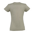 WOMENS ROUND NECK T-SHIRT IMPERIAL WOMEN, KAKI, L