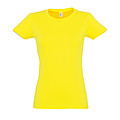 WOMENS ROUND NECK T-SHIRT IMPERIAL WOMEN, LEMON, L