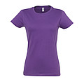 WOMENS ROUND NECK T-SHIRT IMPERIAL WOMEN, LIGHT PURPLE, L