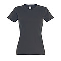 WOMENS ROUND NECK T-SHIRT IMPERIAL WOMEN, MOUSE GREY, 3XL